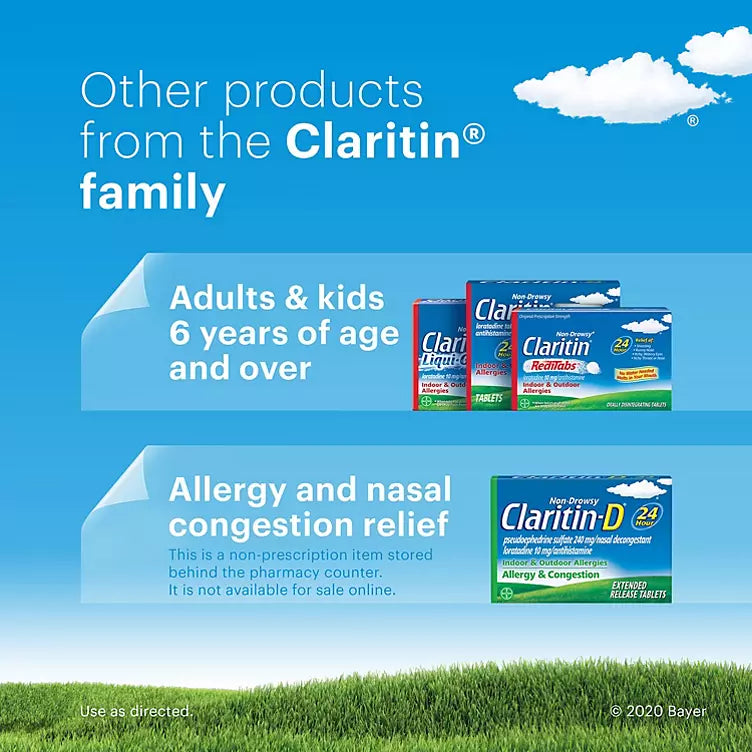 Children's Claritin Grape Chewable Allergy Tablets (72 ct.)