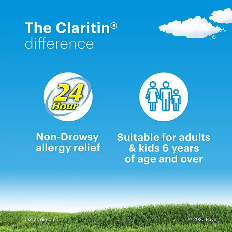 Claritin 24 Hour Non-Drowsy Allergy Medicine Tablets (115 ct.)