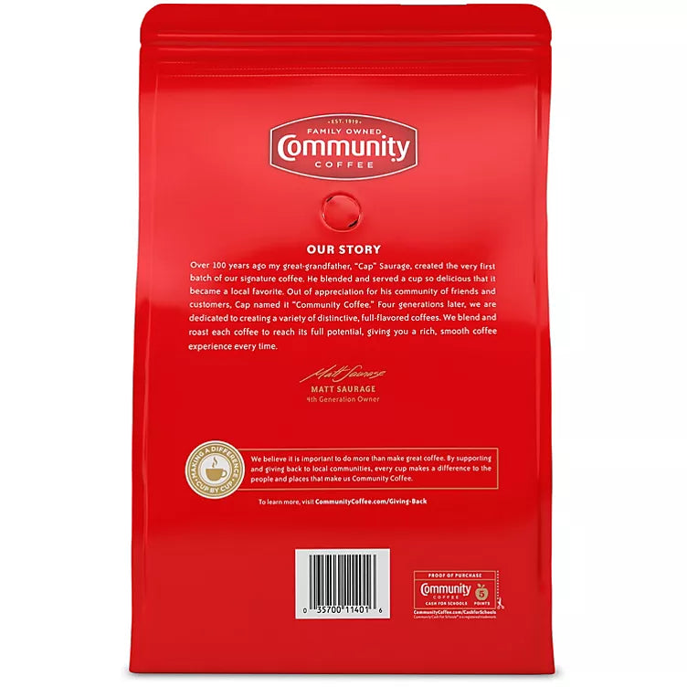 Community Coffee Ground, Breakfast Blend (46 oz.)