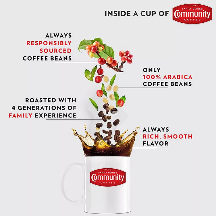 Community Coffee Single Serve Cups, Coffee & Chicory (80 ct.)