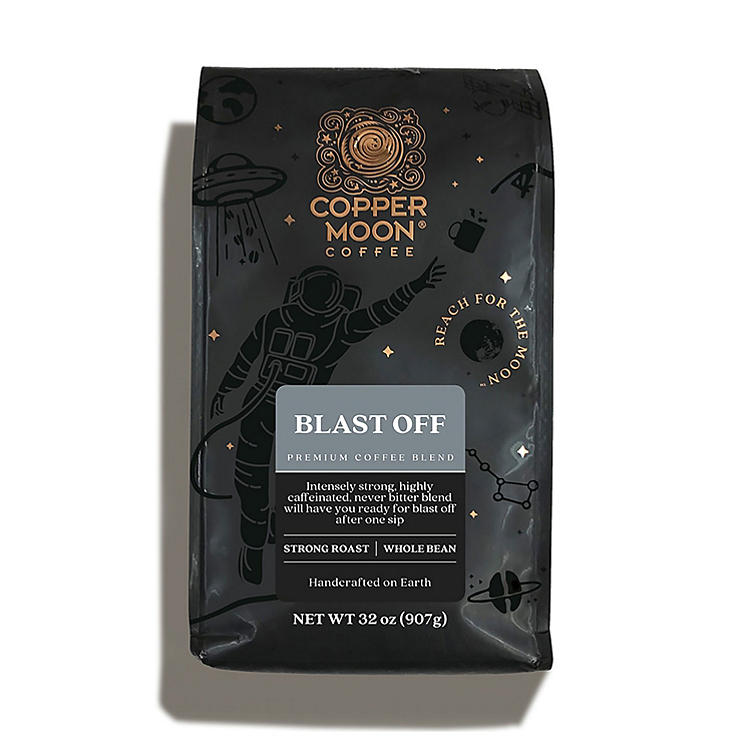 Copper Moon Coffee Whole Bean, Blast Off (32 oz.)