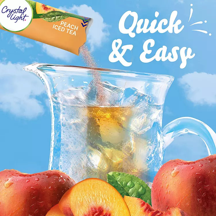 Crystal Light Peach Iced Tea Powdered Drink Mix (4.55 oz.)