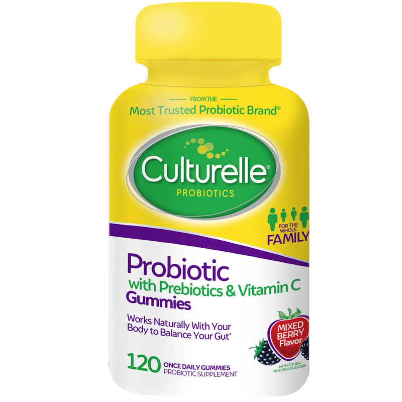 Culturelle Probiotic with Prebiotics & Vitamin C Gummies (120 ct.)