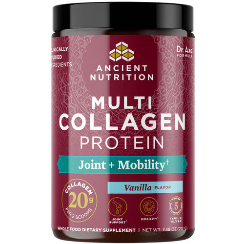 Multi Collagen Protein Joint & Mobility Vanilla Flavor 7.48 oz (212 g)
