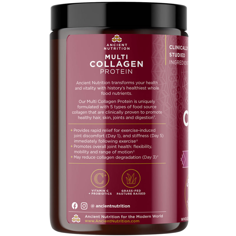 Multi Collagen Protein Recovery Mixed Berry Flavor 9.45 oz (268 g)