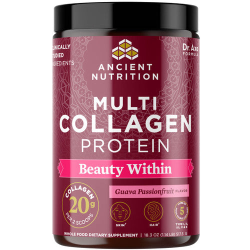 Multi Collagen Protein Beauty Within Guava Passionfruit Flavor 18.3 oz (517.5 g)