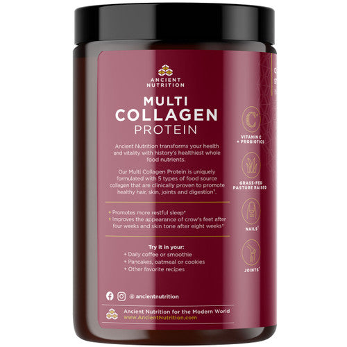 Multi Collagen Protein Beauty + Sleep Support Vanilla Chai Flavor 16.1 oz (456 g)
