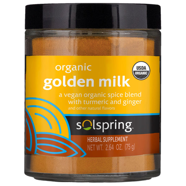 Solspring オーガニック ゴールデン ミルク 2.64 オンス (75 g)