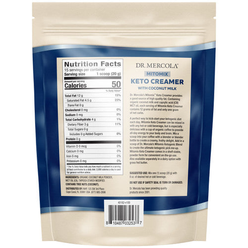 MITOMIX® KETO Creamer with Coconut Milk 10.58 oz (300 g)
