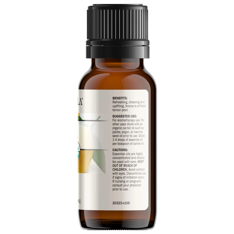 Organic Lemon Essential Oil 1 fl oz (30 ml)