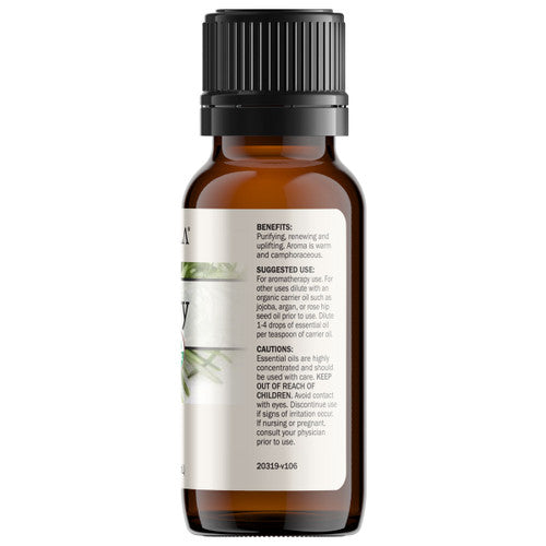 Organic Rosemary Essential Oil 1 fl oz (30 ml)