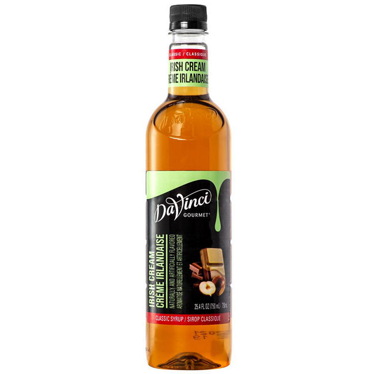 DaVinci Gourmet Classic Irish Cream Beverage Syrup (750 ml)