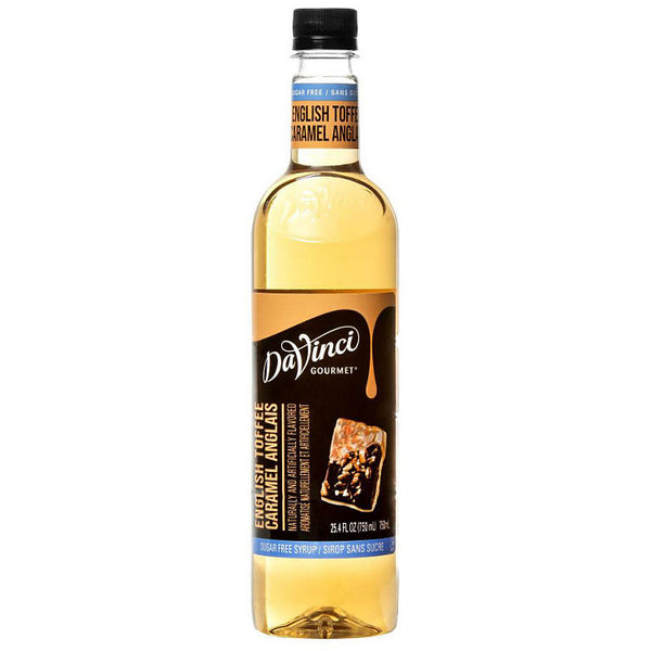 DaVinci Gourmet Sugar-Free English Toffee Beverage Syrup (750 ml)