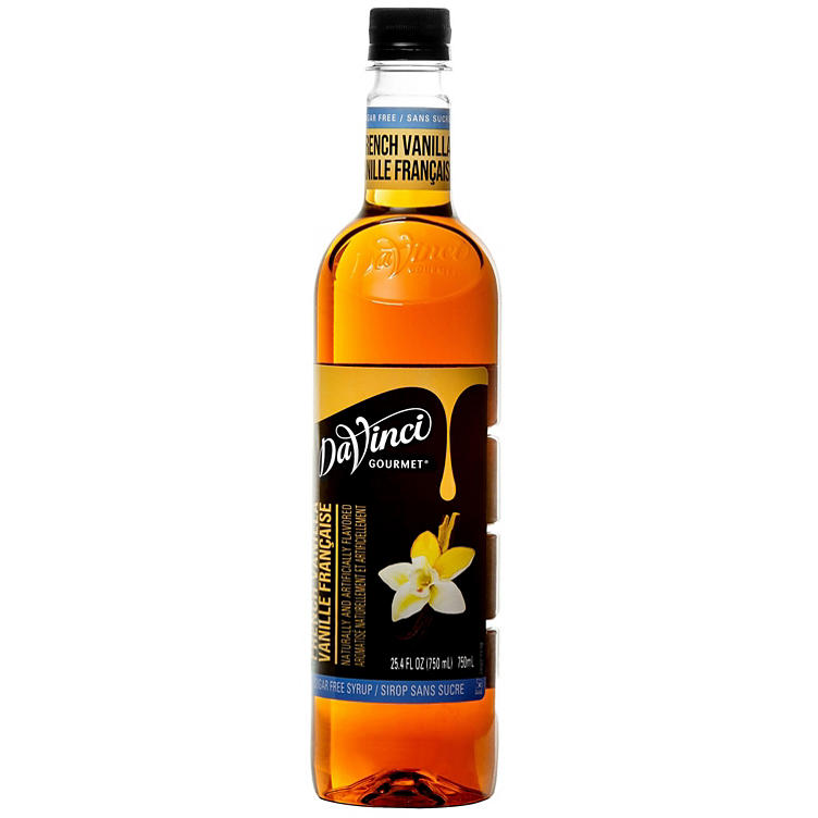 DaVinci Gourmet Sugar-Free French Vanilla Beverage Syrup (750 ml)