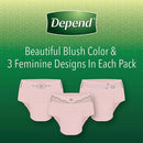 Depend Fit-Flex Incontinence & Postpartum Underwear for Women (Choose Your Size)