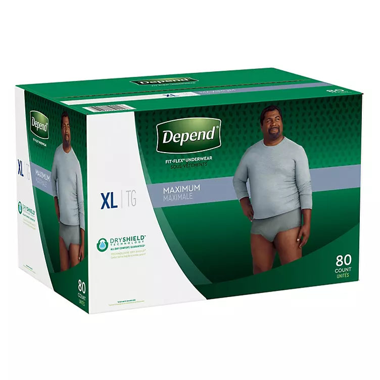 Depend Fit-Flex Underwear for Men (Choose Your Size)