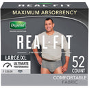 Depend Real Fit Incontinence Underwear for Men, Maximum Absorbency