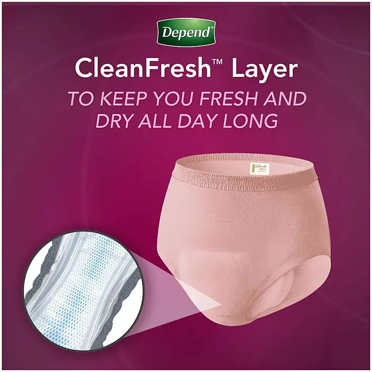 Depend Silhouette Incontinence Underwear, Large (52 ct.)