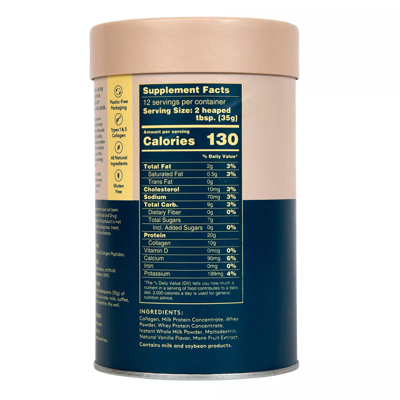 Dose & Co. Collagen Protein Powder, Vanilla (14.8 oz)