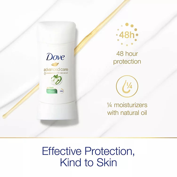 Dove Antiperspirant Deodorant Cool Essentials (2.6oz., 4 pk.)