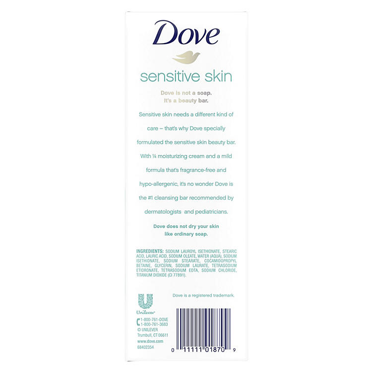 Dove Beauty Bar, Sensitive Skin (3.75 oz., 16 ct.)