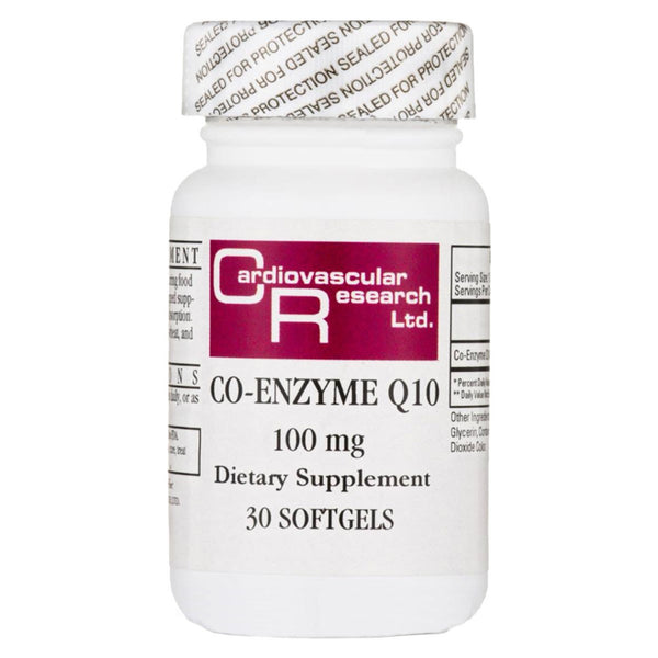 Cardiovascular Research CoEnzyme Q10 100 mg 30 gels