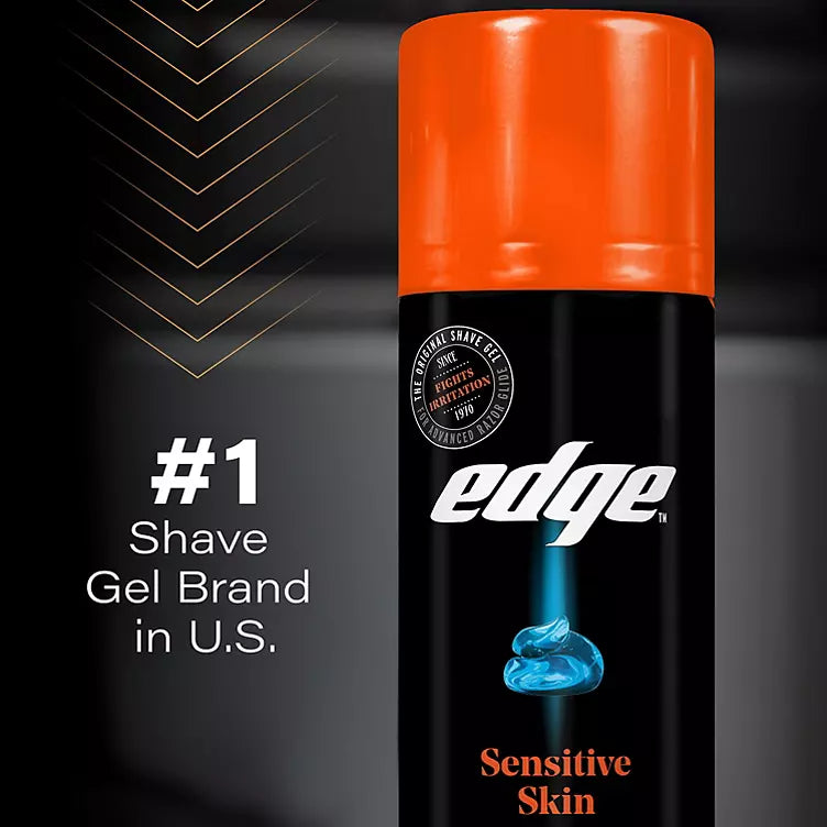 Edge Sensitive Skin Shaving Gel for Men (9.5 oz., 3 pk.)