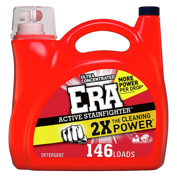 Era Active Stainfighter Ultra Concentrated Liquid Laundry Detergent (200 oz., 146 loads)
