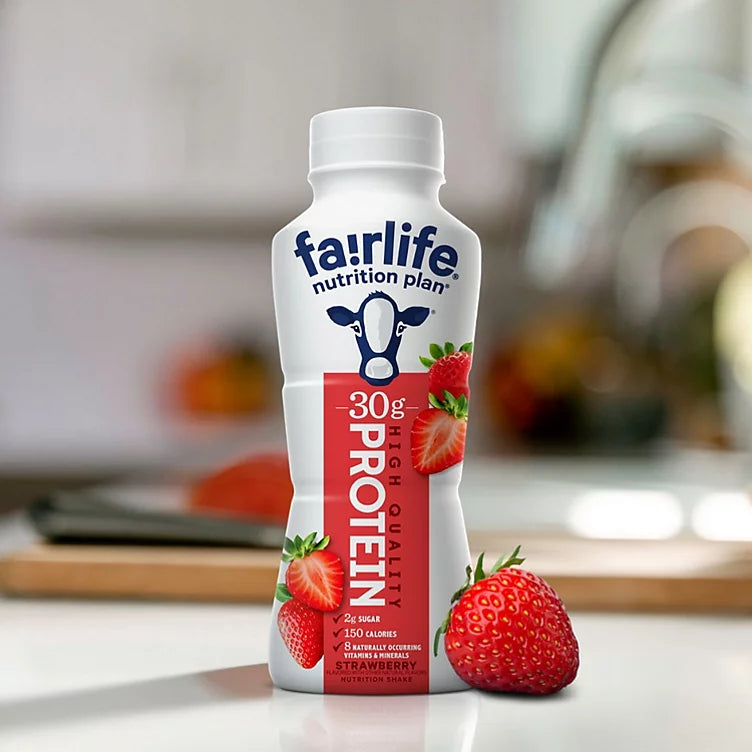 Fairlife Nutrition Plan Strawberry, 30g Protein Shake (11.5 fl. oz., 12 pk.)