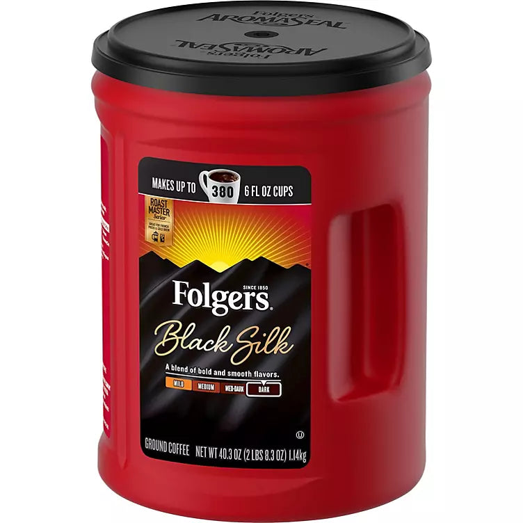 Folgers Black Silk Ground Coffee (40.3 oz.)