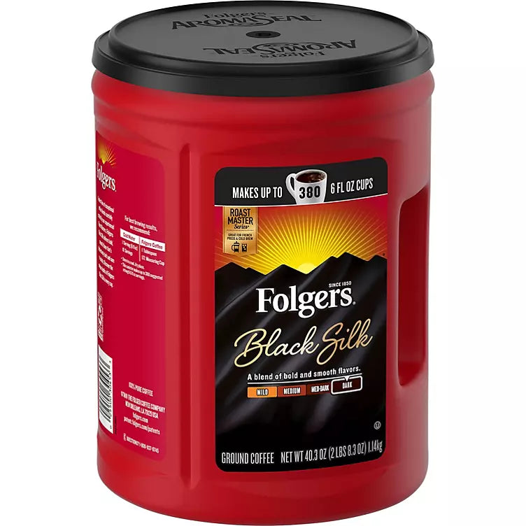 Folgers Black Silk Ground Coffee (40.3 oz.)