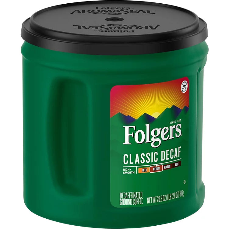 Folgers Decaffeinated Classic Roast Coffee (28.8 oz.)