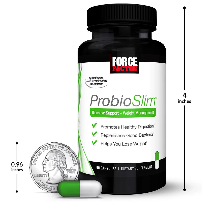 Force Factor ProbioSlim Probiotic Fat Burner (60 ct., 2 pk.)