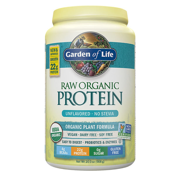 RAW Organic Protein Unflavored 20 oz