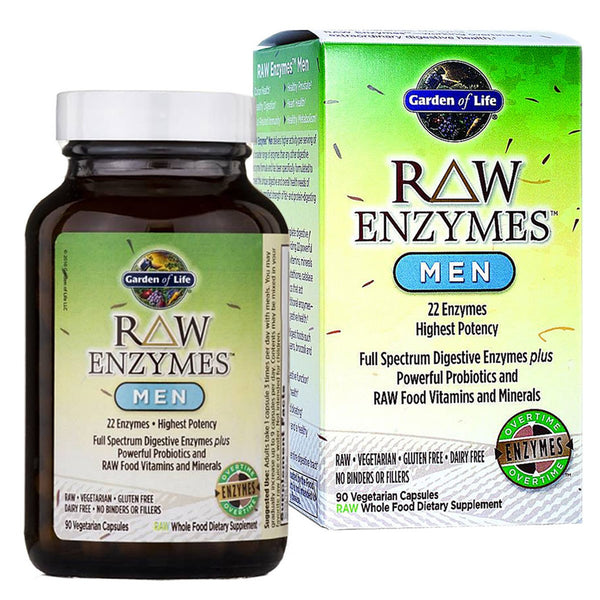Raw Enzymes Men 90 Vcaps