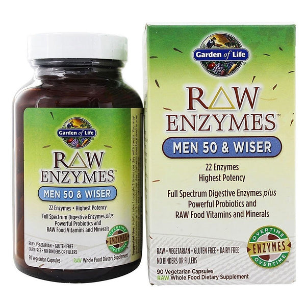 Raw Enzymes Men50wiser 90 Vcaps