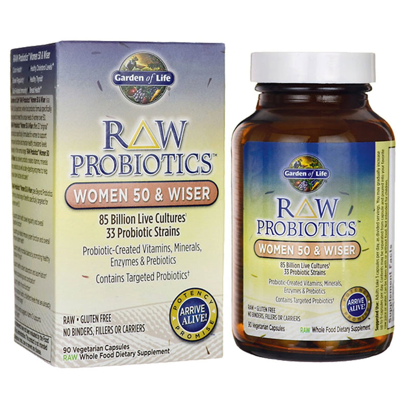 Raw Probiotics Women50wiser 90 Vcaps
