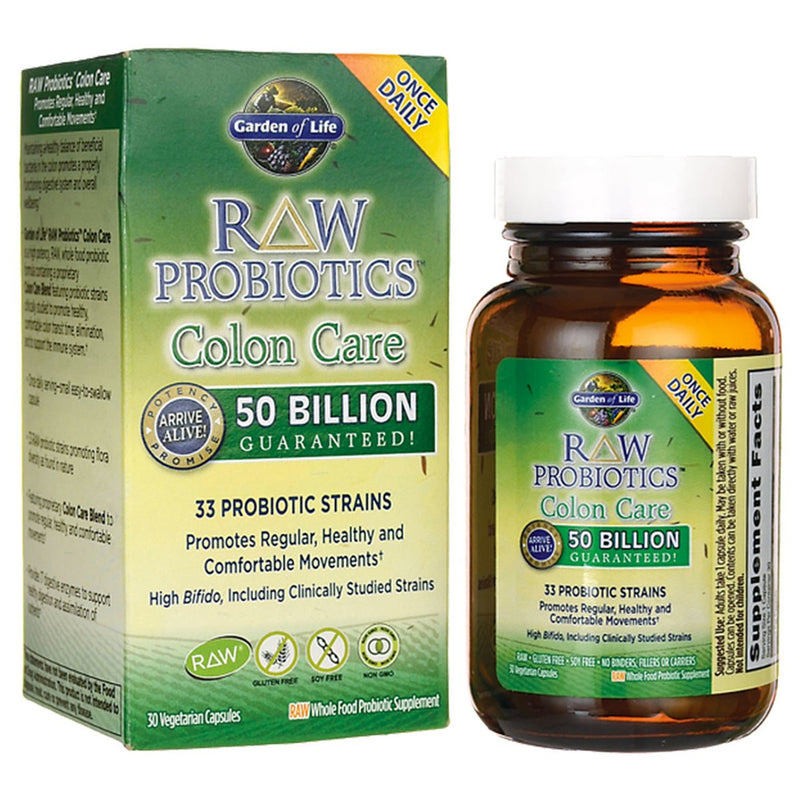 Raw Probiotics コロン ケア 30 Vcaps
