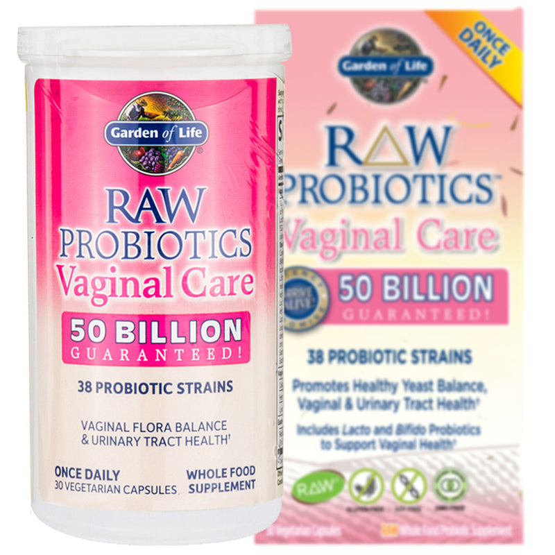 Raw Probiotics Vaginal Care 30 Vcaps
