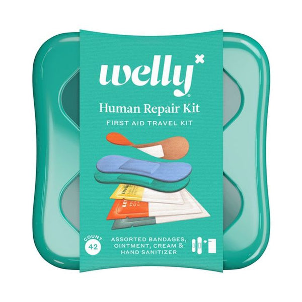 Welly Human Repair Kit 応急処置トラベルキット - 42ct