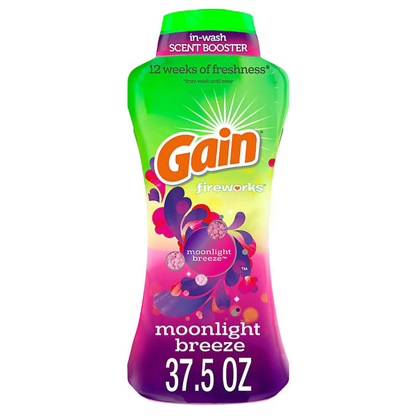 Gain Fireworks In-Wash Scent Booster Beads, Moonlight Breeze (37.5 oz.)