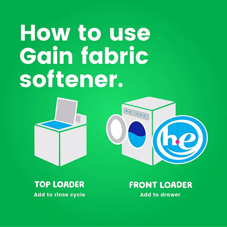 Gain Liquid Fabric Conditioner, Original Fabric Softener (244 loads, 165 fl. oz.)
