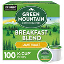 Green Mountain Coffee Breakfast Blend K-Cup Pods (100 ct.)