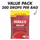 Halls Relief Cherry Flavor Cough Drops (200 ct.)