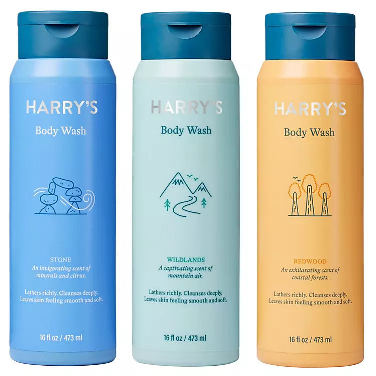 Harry's Body Wash, Variety Pack (16 fl. oz., 3 pk.)