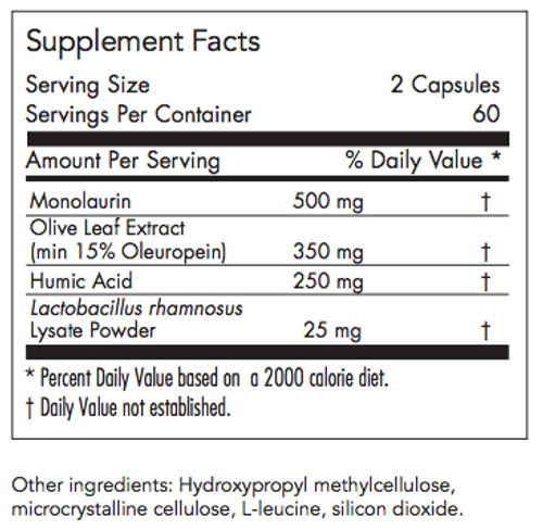 Humic-Monolaurin Complex 120 vcaps