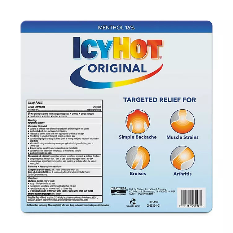 Icy Hot Original No-Mess Applicator (2.5 oz., 3 pk.)