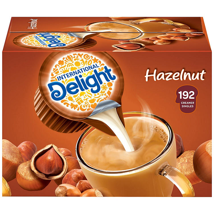 International Delight Hazelnut Coffee Creamer Singles (192 ct.)