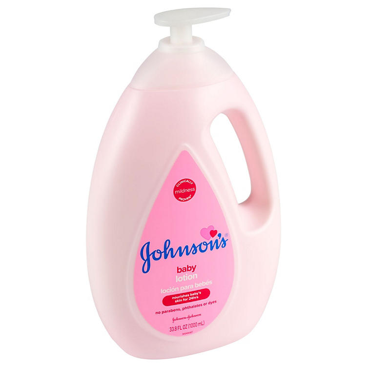 Johnson's Moisturizing Pink Baby Lotion with Coconut Oil (33.8 fl. oz.)