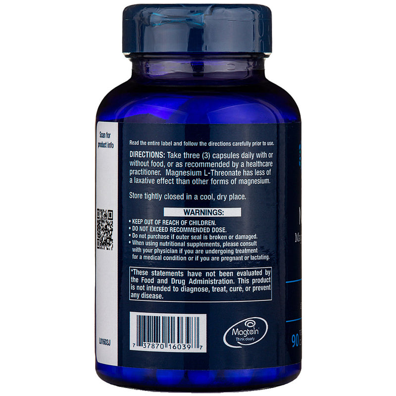 Neuro-Mag® Magnesium L-Threonate 90 كبسولة